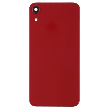 Battery Back Cover with Back Camera Bezel & Lens & Adhesive  for iPhone XR, For iPhone XR (with Camera Bezel)