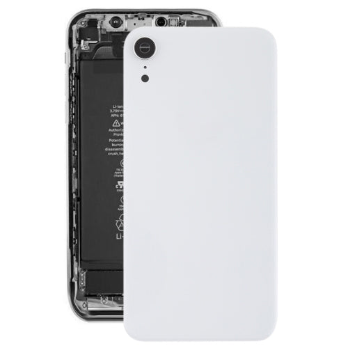 Battery Back Cover with Back Camera Bezel & Lens & Adhesive  for iPhone XR, For iPhone XR (with Camera Bezel)