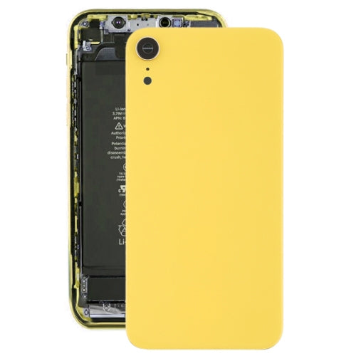 Battery Back Cover with Back Camera Bezel & Lens & Adhesive  for iPhone XR, For iPhone XR (with Camera Bezel)