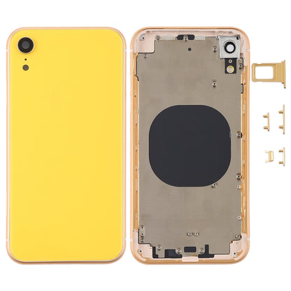 Back Housing Cover with Camera Lens & SIM Card Tray & Side Keys for iPhone XR, For iPhone XR (with Side Keys)