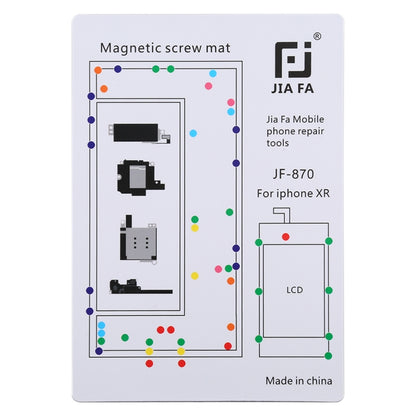 JIAFA JF-870 Magnetic Pad Screw Board for iPhone XR, For iPhone XR