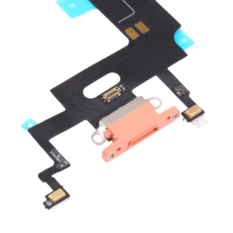 Original Charging Port Flex Cable for iPhone XR, For iPhone XR (Original)(Coral), For iPhone XR (Original)(Blue), For iPhone XR (Original)