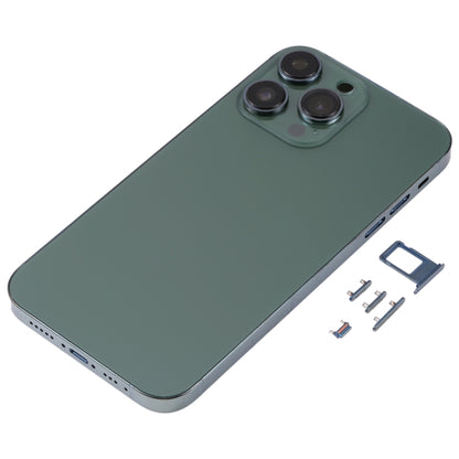 Electroplated Frame Back Housing Cover with Appearance Imitation of iP13 Pro for iPhone XR, for iPhone XR(Electroplated Frame ,Green)