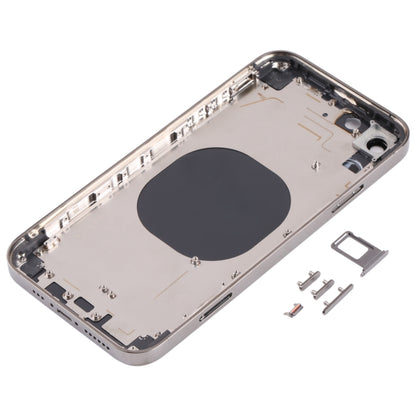 Stainless Steel Material Back Housing Cover with Appearance Imitation of iP13 Pro for iPhone XR, for iPhone XR(Black), for iPhone XR(Gold), for iPhone XR(Blue), for iPhone XR(White)