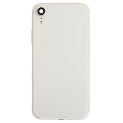 Battery Back Cover Assembly (with Side Keys & Speaker Ringer Buzzer & Motor & Camera Lens & Card Tray & Power Button + Volume Button + Charging Port + Signal Flex Cable & Wireless Charging Module) for iPhone XR, For iPhone XR (Full Assembly)           ...