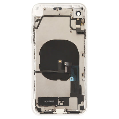 Battery Back Cover Assembly (with Side Keys & Speaker Ringer Buzzer & Motor & Camera Lens & Card Tray & Power Button + Volume Button + Charging Port + Signal Flex Cable & Wireless Charging Module) for iPhone XR, For iPhone XR (Full Assembly)           ...
