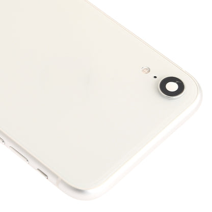 Battery Back Cover Assembly (with Side Keys & Speaker Ringer Buzzer & Motor & Camera Lens & Card Tray & Power Button + Volume Button + Charging Port + Signal Flex Cable & Wireless Charging Module) for iPhone XR, For iPhone XR (Full Assembly)�����������...