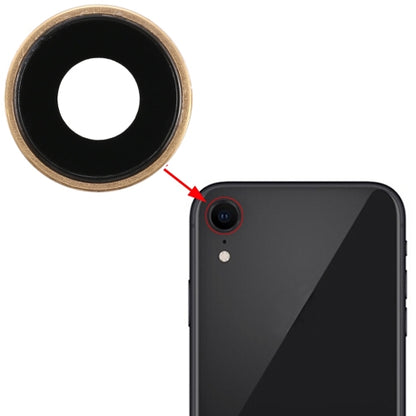 Back Camera Bezel with Lens Cover for iPhone XR, For iPhone XR(Rose Gold), For iPhone XR