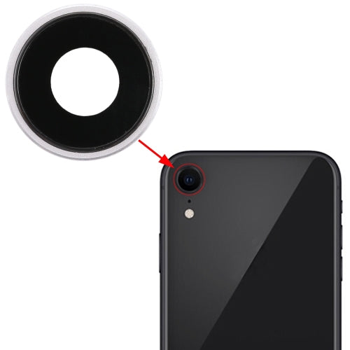 Back Camera Bezel with Lens Cover for iPhone XR, For iPhone XR(Rose Gold), For iPhone XR