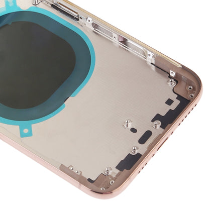 Back Cover with Camera Lens & SIM Card Tray & Side Keys for iPhone XS