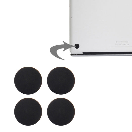 4 PCS for Macbook Pro Retina 13.3 inch & 15.4 inch (2012-Early 2015) A1398 & A1425 & A1502 Bottom Case Rubber Mats, Pro Retina 13.3 & 15.4 inch (2012-Early 2015)