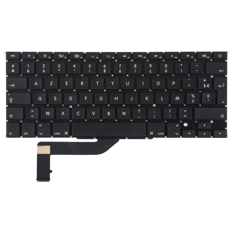 For Macbook Pro Retina 15 inch A1398 2012 2013 2014 2015 UK French Version Keyboard, A1398 2012 2013 2014 2015 (UK French Version)