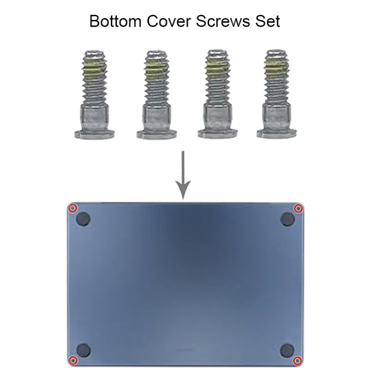 For MacBook Air 15.3 M2 A2941 Bottom Cover Screws Set, A2941