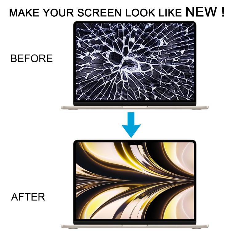 For MacBook Air 13.6 inch A3113 2024 EMC8611 Full LCD Display Screen