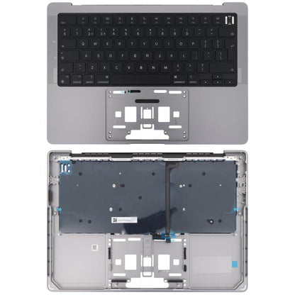 For MacBook Pro 14 inch 2021 A2442 / 2023 A2779 Big Backspace Version UK Keyboard with C Shell, A2442 / 2023 A2779, A2442 2021 / A2779 2023