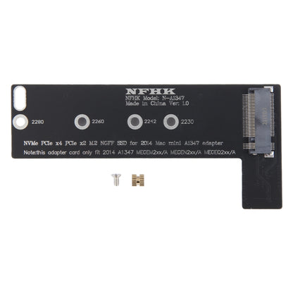 NVMe M.2 SSD to for Mac Mini 2014 Late A1347 A1347 MEGEN2 MEGEM2 MEGEQ2 Adapter Card, NVMe M.2 SSD For Mac Mini 2014
