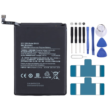 BN55 Li-ion Polymer Battery for Xiaomi Redmi Note 9S/Redmi Note 9 Pro Max/Redmi Note 9 Pro India
