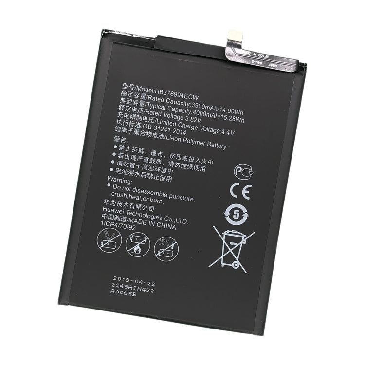 4000mAh HB376994ECW for Honor V9 / V8 Pro Li-Polymer Battery Replacement