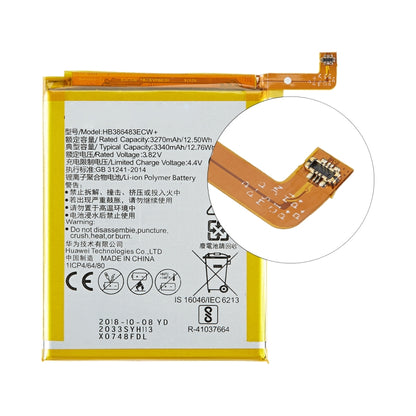 3340mAh HB386483ECW Li-Polymer Battery Replacement for Huawei G9 Plus / G8 / Honor 6X, For Huawei G9 Plus
