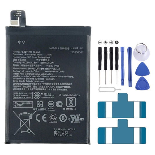 5000mAh C11p1612 Li-Polymer Battery for Asus Zenfone 4 Max Pro / Zenfone 4 Max Plus / Zenfone 3 Zoom ZE553KL, For Asus Zenfone 4 Max Pro
