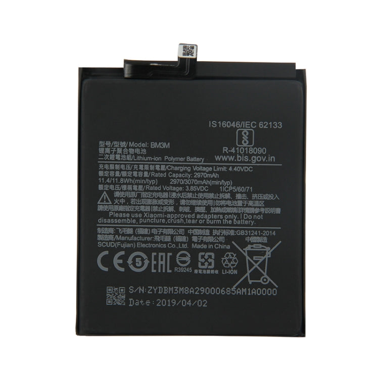 BM3M 2970mAh for Xiaomi Mi 9 SE Li-Polymer Battery, For Xiaomi Mi 9 SE