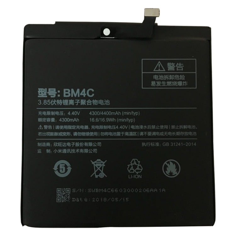 BM4C 4300mAh for Xiaomi Mi Mix Li-Polymer Battery, For Xiaomi Mi Mix