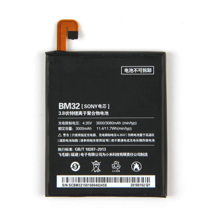 BM32 3000mAh for Xiaomi Mi 4 Li-Polymer Battery, For Xiaomi Mi 4