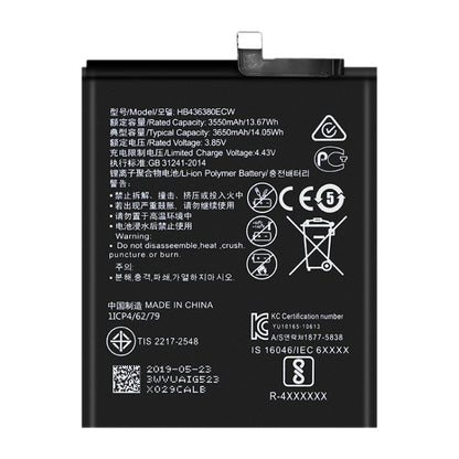 HB436380ECW for Huawei P30 Li-ion Polymer Battery