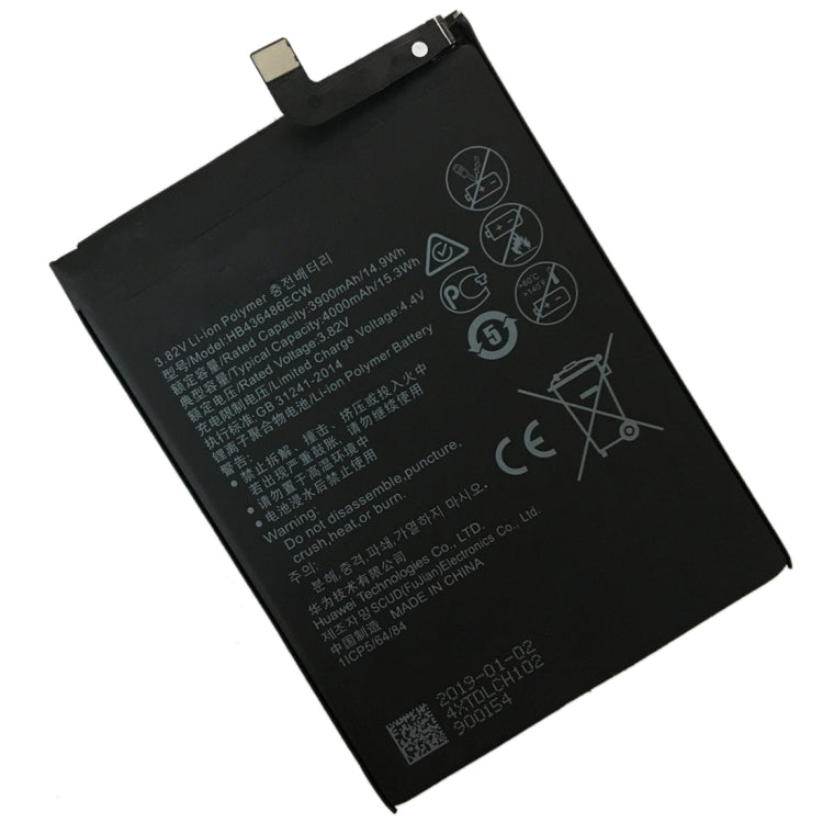 HB436486ECW Li-ion Polymer Battery for Huawei Mate 10 / Mate 10 Pro / Mate 10 Lite / P20 Pro / P30 Pro
