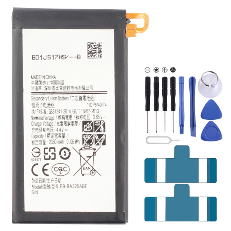 2350mAh Li-Polymer Battery EB-BA320ABE for Samsung Galaxy A3 (2017) / A320AA320F, For Galaxy A3 (2017)