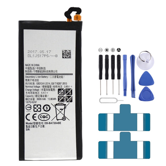 3600mAh Li-Polymer Battery EB-BA720ABE for Samsung Galaxy A7 (2017) / A720A / A720F, For Galaxy A7 (2017)
