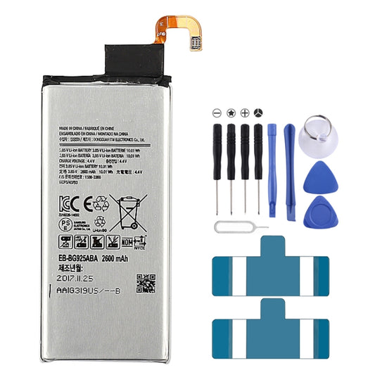 2600mAh Li-Polymer Battery for Samsung Galaxy S6 edge / G925K / G925S / G925FQ / G925F / G925L / G925V / G925A, For Galaxy S6 Edge
