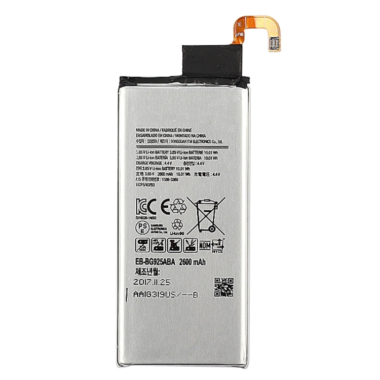 2600mAh Li-Polymer Battery for Samsung Galaxy S6 edge / G925K / G925S / G925FQ / G925F / G925L / G925V / G925A, For Galaxy S6 Edge