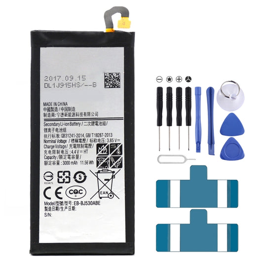 3000mAh Li-Polymer Battery for Samsung Galaxy J5 (2017) / J530F / J530A / J5 Pro / J530F / DS / j530K, For Galaxy J5 (2017)