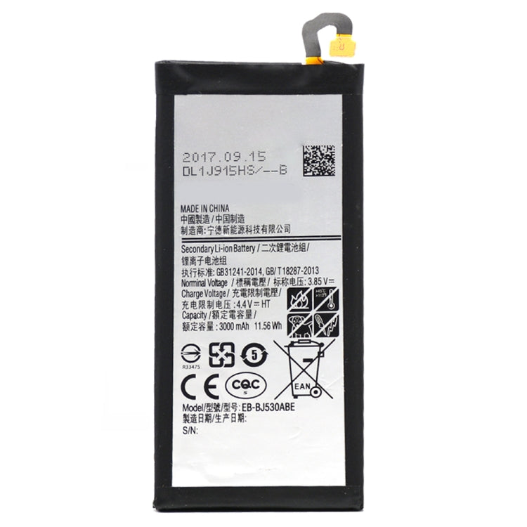 3000mAh Li-Polymer Battery for Samsung Galaxy J5 (2017) / J530F / J530A / J5 Pro / J530F / DS / j530K, For Galaxy J5 (2017)