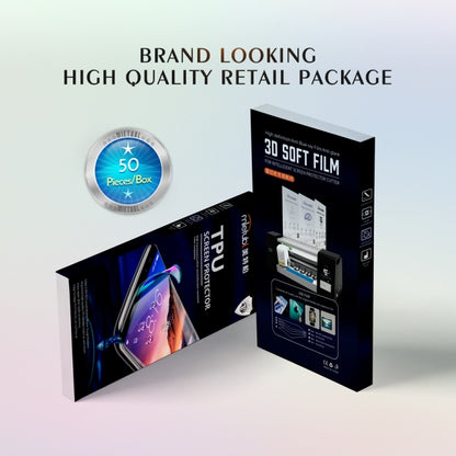 50 PCS 30 x 20cm Tablet HD TPU Soft Hydrogel Film Supplies for Intelligent Protector Cutter, 30 x 20cm HD Film