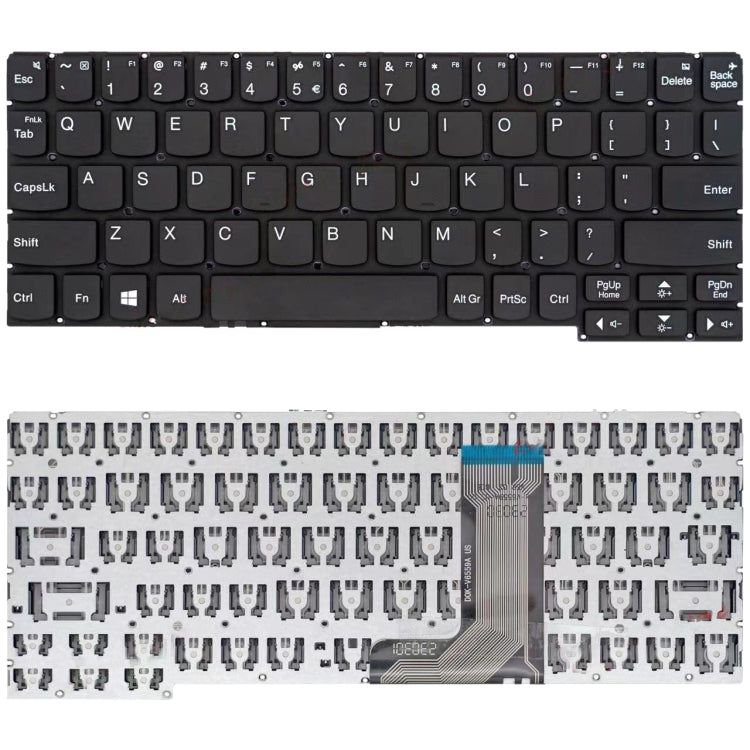 For Lenovo Ideapad D330 D335 D330-10IGM US Version Keyboard, For Lenovo Ideapad D330 D335(Black)