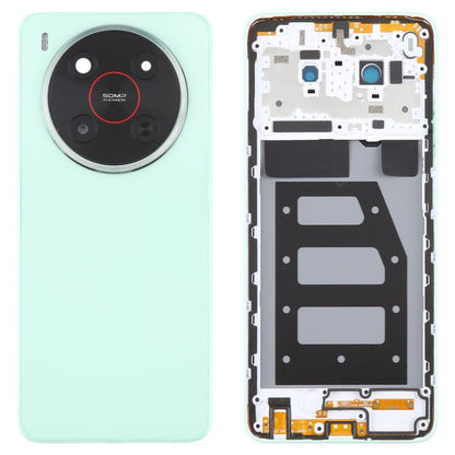 For ZTE Blade V70 Max Plastic Battery Back Cover with Middle Frame / Camera Lens Cover, For ZTE Blade V70 Max