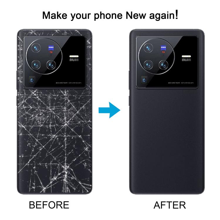 For vivo X80 Pro Battery Back Cover with Camera Lens Cover, For vivo X80 Pro(with Camera Lens)