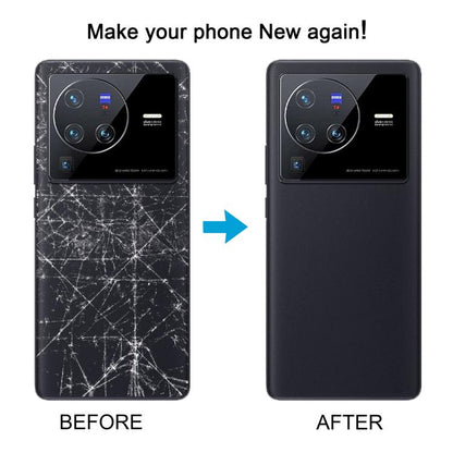 For vivo X80 Pro Battery Back Cover with Camera Lens Cover, For vivo X80 Pro(with Camera Lens)