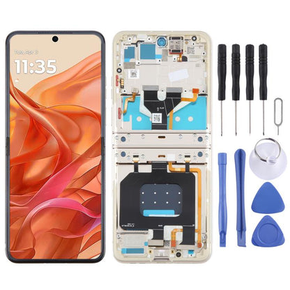 For Motorola Razr 2024 Original LCD Screen Digitizer Full Assembly with Frame, For Motorola Razr 2024(Original)