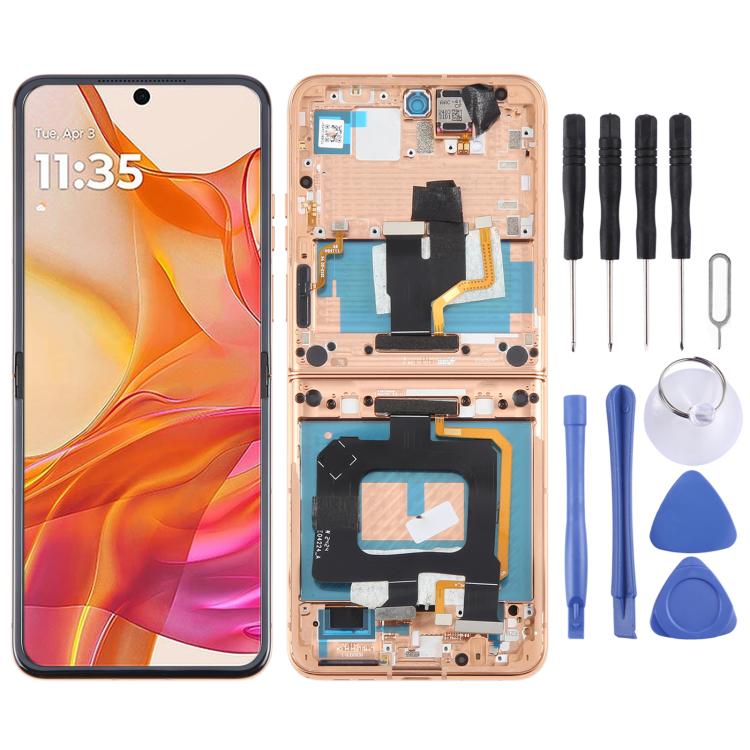 For Motorola Razr 50 Ultra Original LCD Screen Digitizer Full Assembly with Frame, For Motorola Razr 50 Ultra(Original)