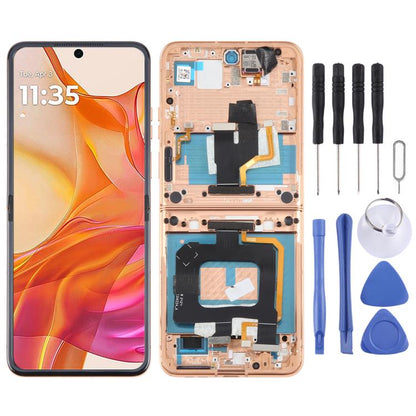 For Motorola Razr 50 Ultra Original LCD Screen Digitizer Full Assembly with Frame, For Motorola Razr 50 Ultra(Original)