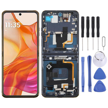 For Motorola Razr 50 Ultra Original LCD Screen Digitizer Full Assembly with Frame, For Motorola Razr 50 Ultra(Original)