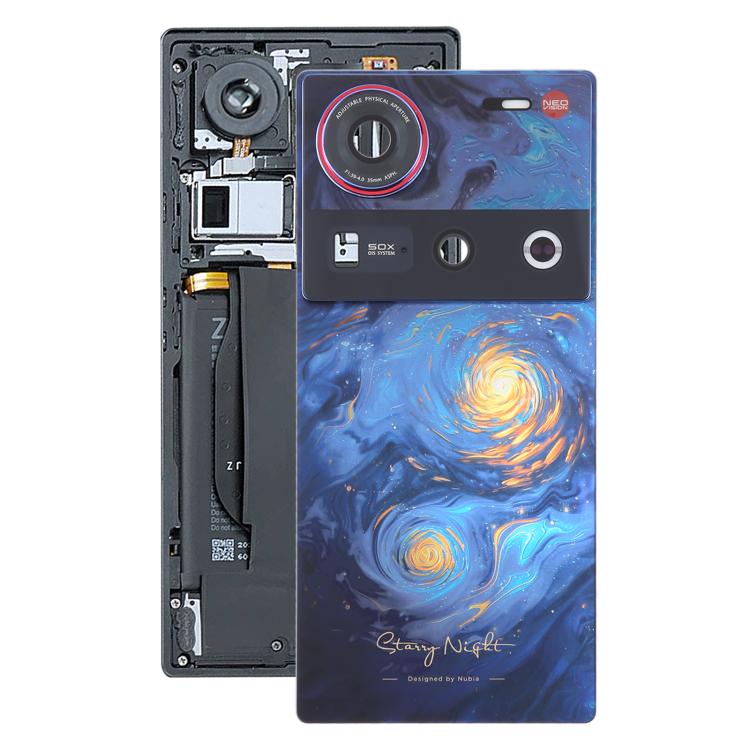For ZTE nubia Z70 Ultra NX733J NX736J Glass Battery Back Cover with Camera Lens Cover