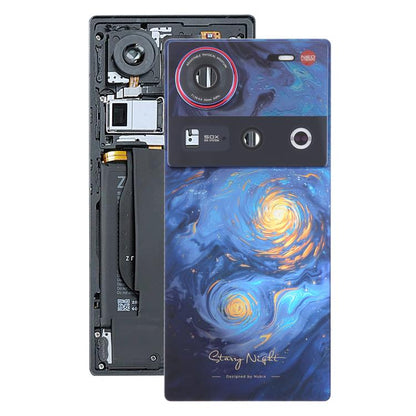 For ZTE nubia Z70 Ultra NX733J NX736J Glass Battery Back Cover with Camera Lens Cover