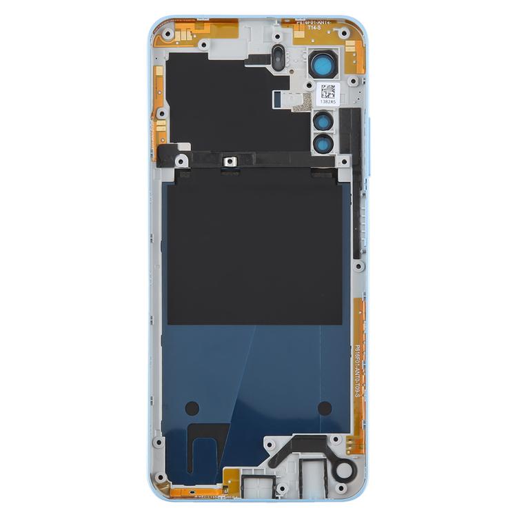 For ZTE Axon 40 Lite Plastic Battery Back Cover with Middle Frame / Camera Lens Cover