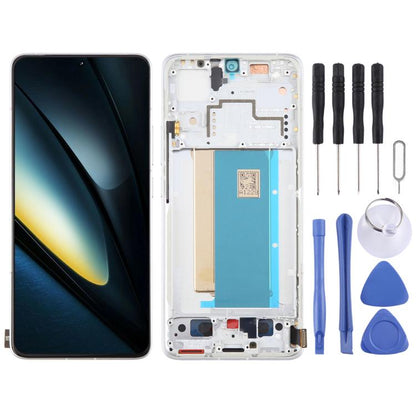 For Xiaomi Poco F6 Pro AMOLED Original LCD Screen Digitizer Full Assembly with Frame, For Xiaomi Poco F6 Pro(Original)