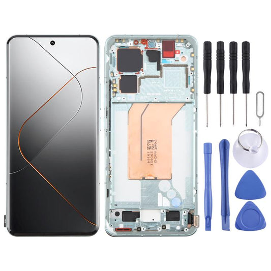 For Xiaomi 14 Pro AMOLED Original LCD Screen Digitizer Full Assembly with Frame