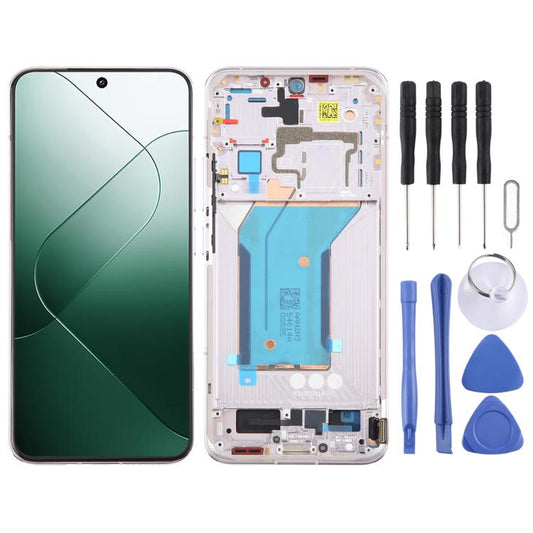 For Xiaomi 14 AMOLED Original LCD Screen Digitizer Full Assembly with Frame, For Xiaomi 14(Original Disassembled)